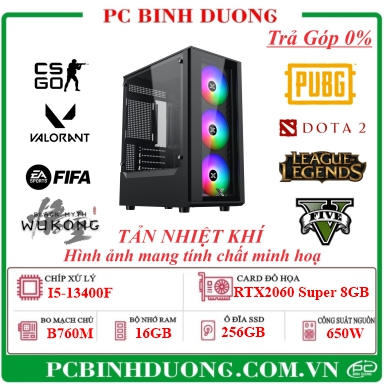 PC Gaming Tactic B760M/I5-13400F/16GB/256GB/RTX2060 Super-8GB/650W